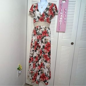 Floral Dress Maxi with Shorts Overlay Rue21